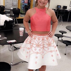 Rachel Allan 2 piece prom dress size 8